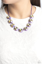 Load image into Gallery viewer, Paparazzi Combustible Command - Purple Necklace
