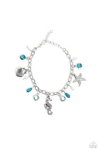 Load image into Gallery viewer, Paparazzi Seahorse Serenade - Blue Bracelet

