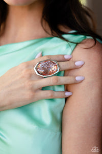 Paparazzi Wrapped Wardrobe - Orange Ring
