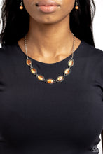 Load image into Gallery viewer, Paparazzi Framed in France - Orange Necklace
