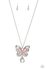 Load image into Gallery viewer, Paparazzi Wings Of Whimsy - Pink Lanyard
