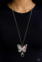 Load image into Gallery viewer, Paparazzi Wings Of Whimsy - Pink Lanyard
