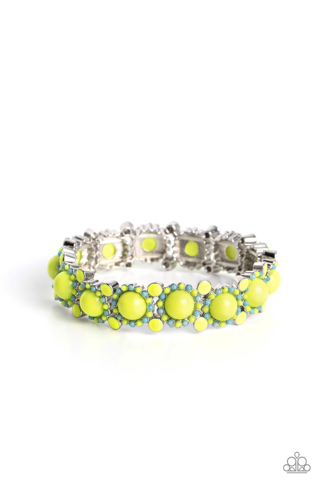 Paparazzi Pop Art Party - Green Bracelet