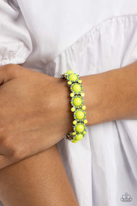 Paparazzi Pop Art Party - Green Bracelet