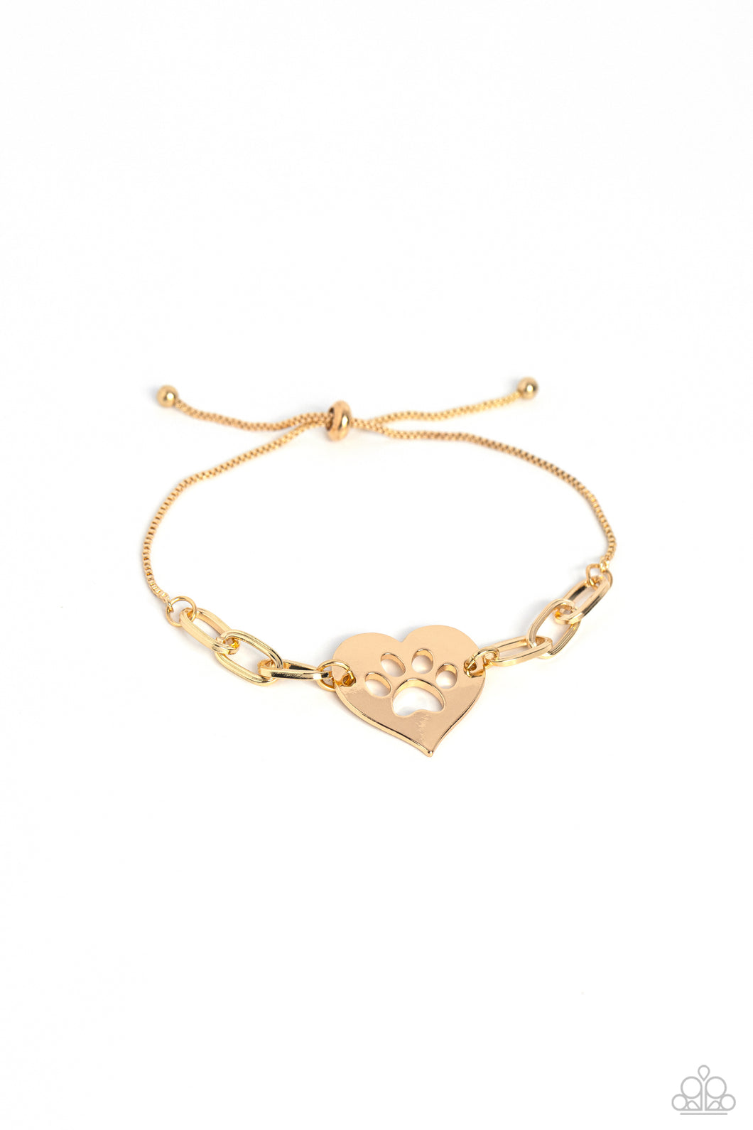 Paparazzi PAW-sitively Perfect - Gold Bracelet