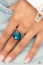 Load image into Gallery viewer, Paparazzi Pronged Powerhouse - Blue Ring
