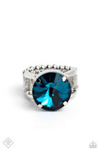 Load image into Gallery viewer, Paparazzi Pronged Powerhouse - Blue Ring
