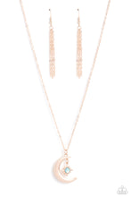 Load image into Gallery viewer, Paparazzi Stellar Sway - Rose Gold Necklace
