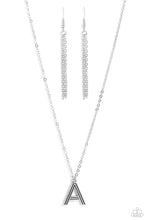 Load image into Gallery viewer, Paparazzi Leave Your Initials - Silver A Necklace
