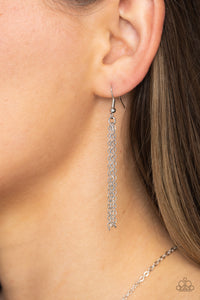 Paparazzi Leave Your Initials - Silver N Necklace