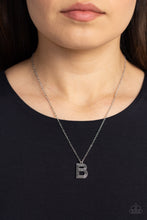 Load image into Gallery viewer, Paparazzi Leave Your Initials - Silver B Necklace
