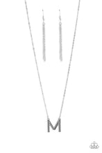 Load image into Gallery viewer, Paparazzi Leave Your Initials - Silver M Necklace
