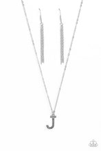 Load image into Gallery viewer, Paparazzi Leave Your Initials - Silver J Necklace
