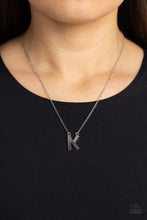 Load image into Gallery viewer, Paparazzi Leave Your Initials - Silver K Necklace
