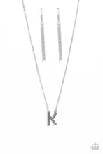 Load image into Gallery viewer, Paparazzi Leave Your Initials - Silver K Necklace
