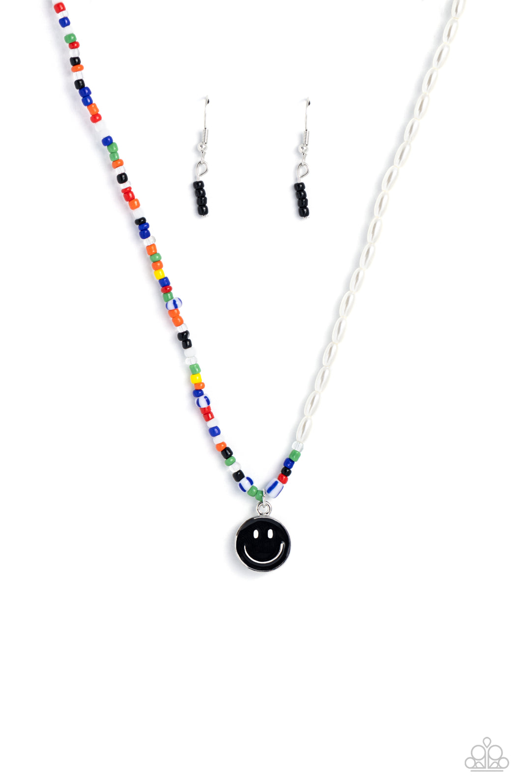 Paparazzi Smiling Showdown - Black Necklace