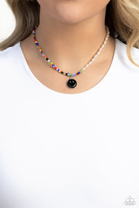 Paparazzi Smiling Showdown - Black Necklace