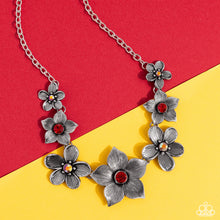 Load image into Gallery viewer, Paparazzi Free FLORAL - Red Necklace
