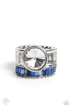 Load image into Gallery viewer, Paparazzi Balanced Bravura - Blue Ring
