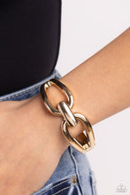 Load image into Gallery viewer, Paparazzi Mechanic Masquerade - Gold Bracelet

