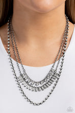 Load image into Gallery viewer, Paparazzi Dripping in Stardust - Black Necklace
