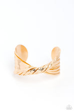 Load image into Gallery viewer, Paparazzi Radiant Ribbons - Gold Bracelet
