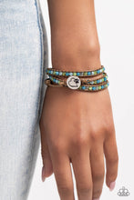 Load image into Gallery viewer, Paparazzi PAW-sitive Thinking - Blue Bracelet
