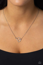 Load image into Gallery viewer, Paparazzi INITIALLY Yours - B - White Necklace
