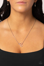 Load image into Gallery viewer, Paparazzi INITIALLY Yours - E - White Necklace
