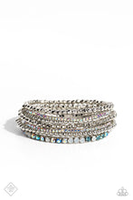 Load image into Gallery viewer, Paparazzi Stellar Sequence - Blue Bracelet
