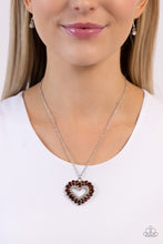 Load image into Gallery viewer, Paparazzi FLIRT No More - Brown Necklace

