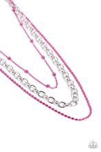 Load image into Gallery viewer, Paparazzi Mardi Gras Mayhem - Pink Necklace
