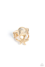 Load image into Gallery viewer, Paparazzi Seashell Showcase - Gold Ring
