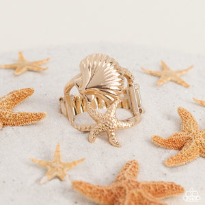 Paparazzi Seashell Showcase - Gold Ring