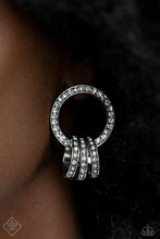 Load image into Gallery viewer, Paparazzi Adorned Allegiance - White Earrings
