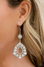 Load image into Gallery viewer, Paparazzi Happily Ever Exquisite - White Earrings

