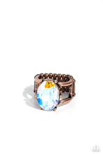 Load image into Gallery viewer, Paparazzi Prismatically Pronged - Copper Ring
