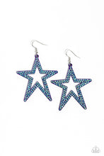 Load image into Gallery viewer, Paparazzi Rockstar Energy - Purple Earrings
