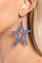 Load image into Gallery viewer, Paparazzi Rockstar Energy - Purple Earrings
