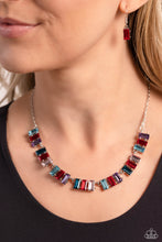 Load image into Gallery viewer, Paparazzi Elite Emeralds - Red Necklace
