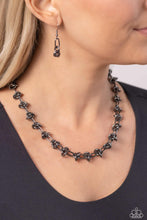 Load image into Gallery viewer, Paparazzi Knotted Kickoff - Black Necklace

