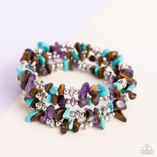 Load image into Gallery viewer, Paparazzi Stacking Stones - Brown Bracelet
