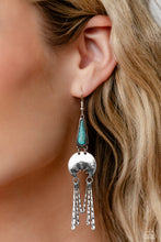 Load image into Gallery viewer, Paparazzi Highland Haute - Blue Earrings
