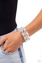 Load image into Gallery viewer, Paparazzi Refined Retrograde - White Bracelet
