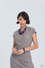 Load image into Gallery viewer, Paparazzi Shopaholic Showdown - Purple Bracelet
