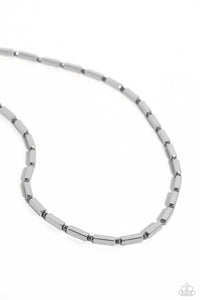 Paparazzi Factory Fuel - Silver Necklace