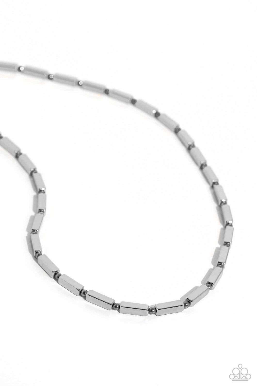 Paparazzi Factory Fuel - Silver Necklace