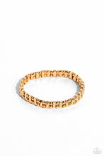 Load image into Gallery viewer, Paparazzi Fortune Favors The Fierce - Gold Bracelet
