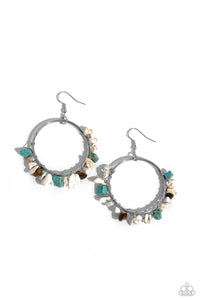 Paparazzi Handcrafted Habitat - White Earrings