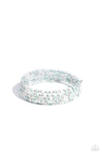Load image into Gallery viewer, Paparazzi Coiled Candy - White Bracelet
